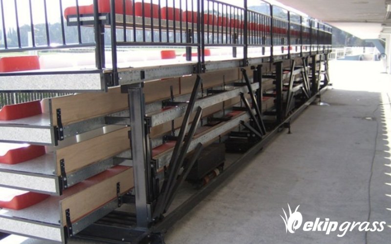 What are the Materials Used in Telescopic Grandstand Production